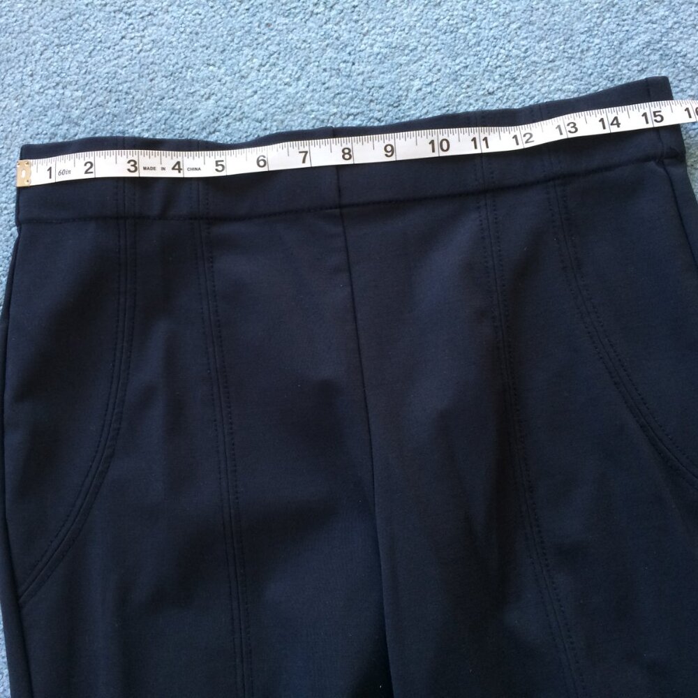 Thalian Stretch Pants - Leggings Blue Size 12 - Picture 11 of 16